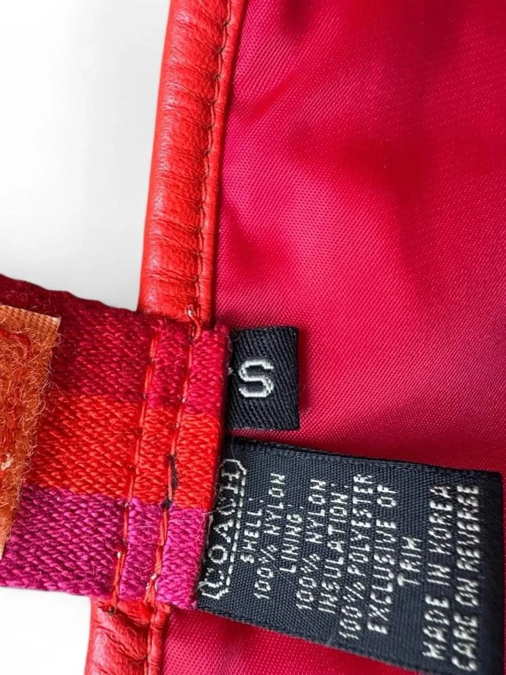 Coach Quilted Clutch in Vibrant Red - Picture 6 of 7